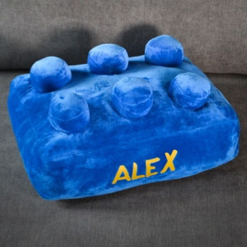 Personalised Building Brick Cushions