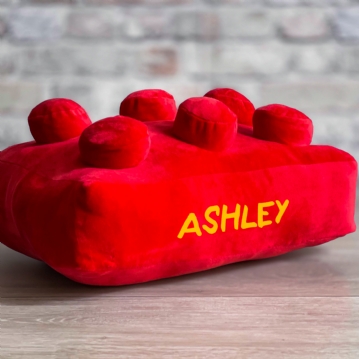 Personalised Building Brick Cushions