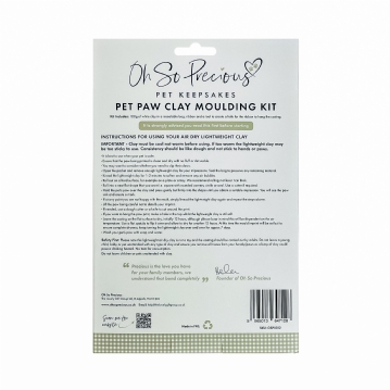 Pet Paw Clay Moulding Kit