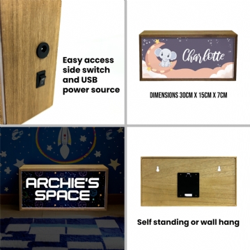 Personalised Light Boxes for Kids