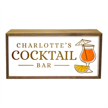Personalised Bar Light Boxes