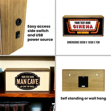 Personalised Light Boxes