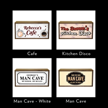 Personalised Light Boxes