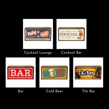 Cool Bar Light Boxes