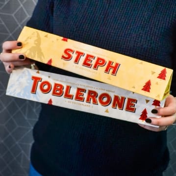 Personalised Toblerone Christmas Edition