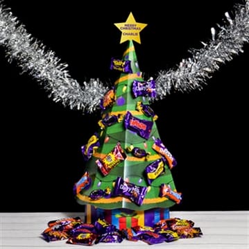 Personalised Build Your Own Cadbury Heroes Christmas Tree