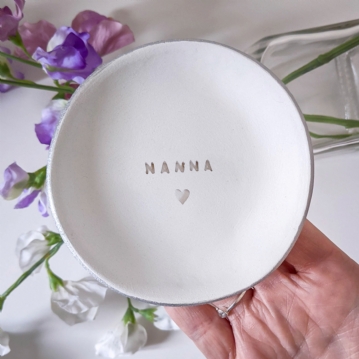 Handmade Personalised Large Trinket Dish