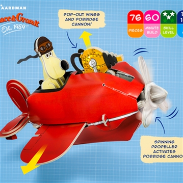 Build Your Own -  Wallace & Gromit Sidecar Plane