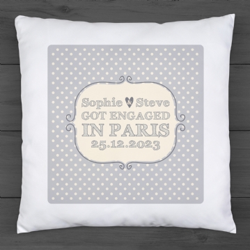 Personalised Engagement Cushion
