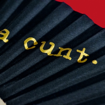 Don't Be a Cunt Hand Fan