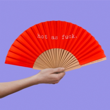 Hot as Fuck Hand Fan