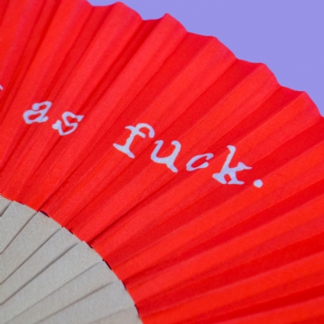 Hot as Fuck Hand Fan
