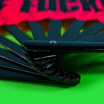 Fresh Out of Fucks Large Hand Fan