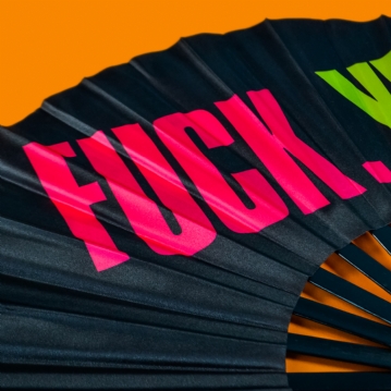 Fuck Yes Large Hand Fan