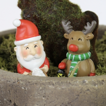 Mini Plant Pot Festive Gnomes