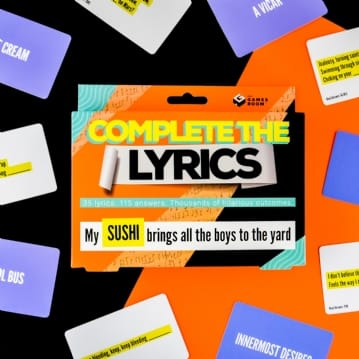 Complete the Lyrics Game