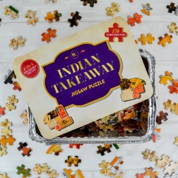 Double Sided Indian Takeaway Jigsaw Puzzle 