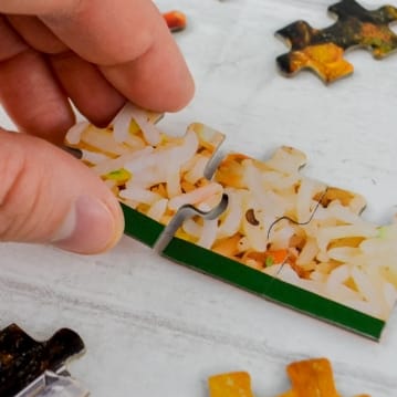 Double Sided Indian Takeaway Jigsaw Puzzle 