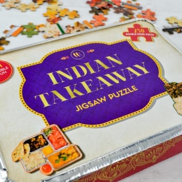 Double Sided Indian Takeaway Jigsaw Puzzle 