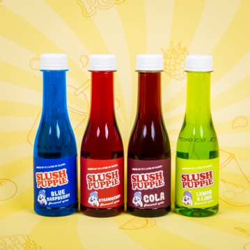 Slush Puppie Syrup 4 Pack with Assorted Flavours