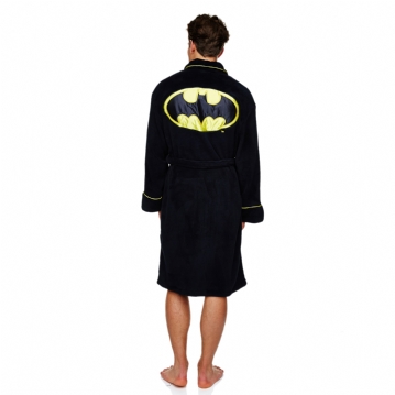 Mens batman dressing gown with hood sale
