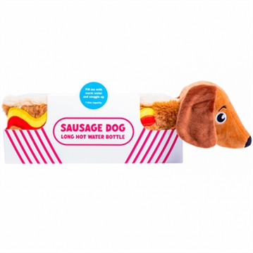 Sausage Dog Long Hot Water Bottle