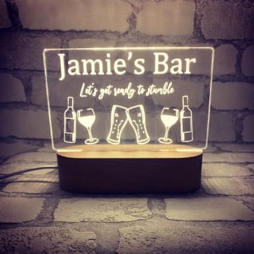 Light Up Personalised signs