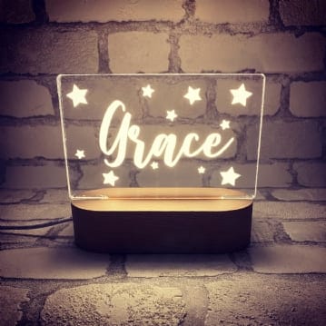 Light Up Personalised signs