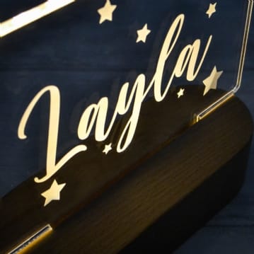 Light Up Personalised signs