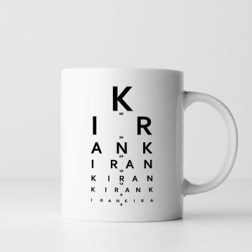 Personalised Eye Test Mug