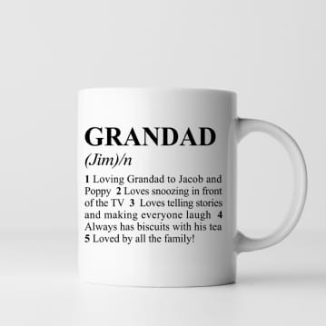 Personalised Grandad Mug