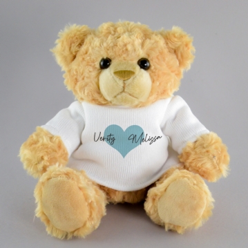 Personalised Love Heart Teddy Bear