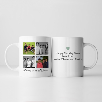 Mum in a Million Personalised Photo Mug