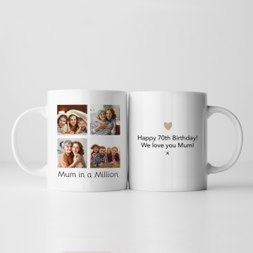 Mum in a Million Personalised Photo Mug