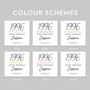 Classy 30th Birthday Year Personalised Mug