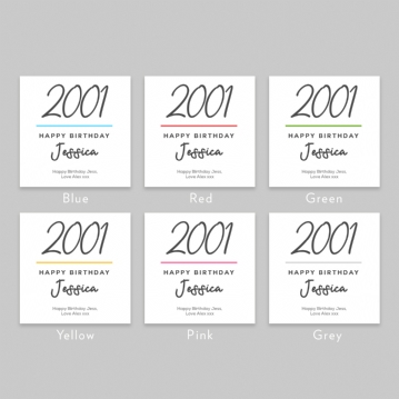 Personalised Classy Special Birthday Year Mug