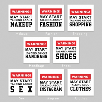 Warning! May Start Talking About... Women's Mug