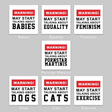 Warning! May Start Talking About... Women's Mug