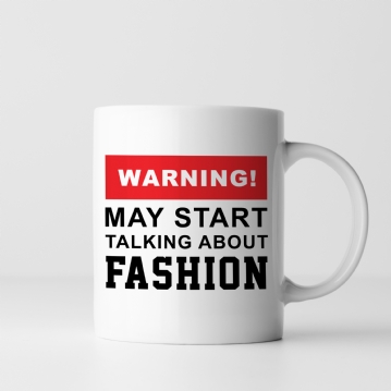 Warning! May Start Talking About... Women's Mug