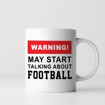 Warning! May Start Talking About... Sports Mug