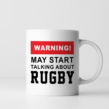 Warning! May Start Talking About... Sports Mug