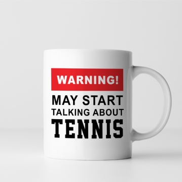 Warning! May Start Talking About... Sports Mug