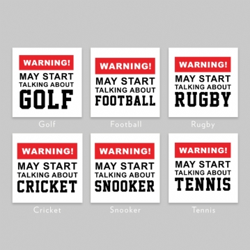 Warning! May Start Talking About... Sports Mug