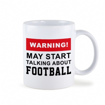 Warning! May Start Talking About... Sports Mug