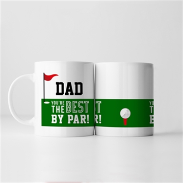 Personalised Best By Par Mug