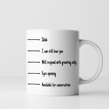 Funny Fill Line Mugs