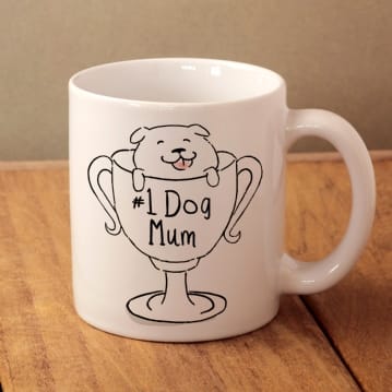 # 1 Dog Mum Mug