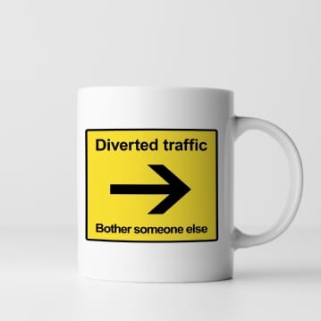 Diverted Traffic Mug
