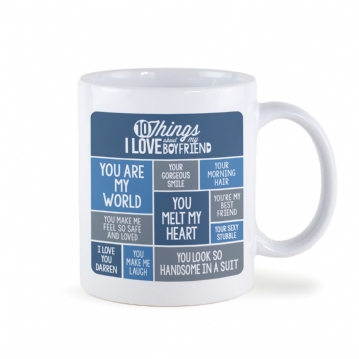 Personalised boyfriend discount mug
