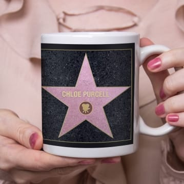 Personalised Walk of Stars Mug